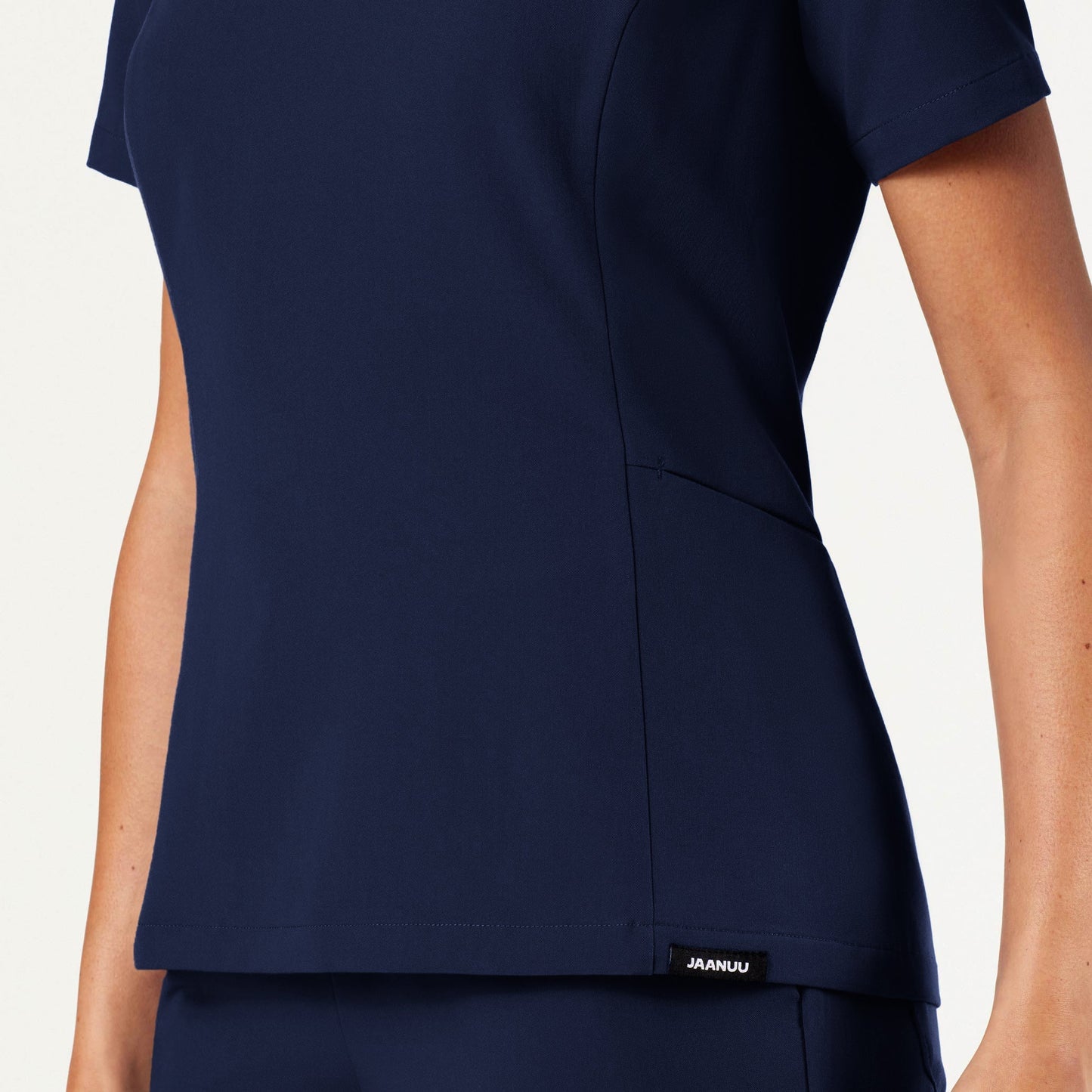 Calix Fit & Flare Scrub Top - Midnight Navy