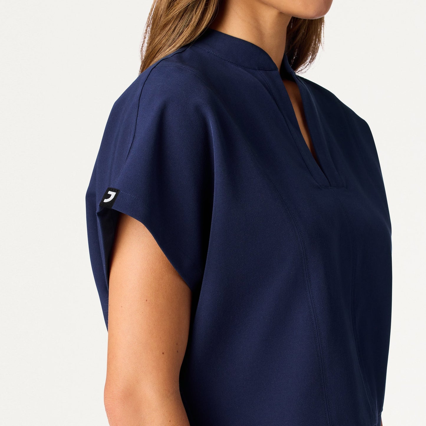 Clare Dolman Scrub Top - Midnight Navy