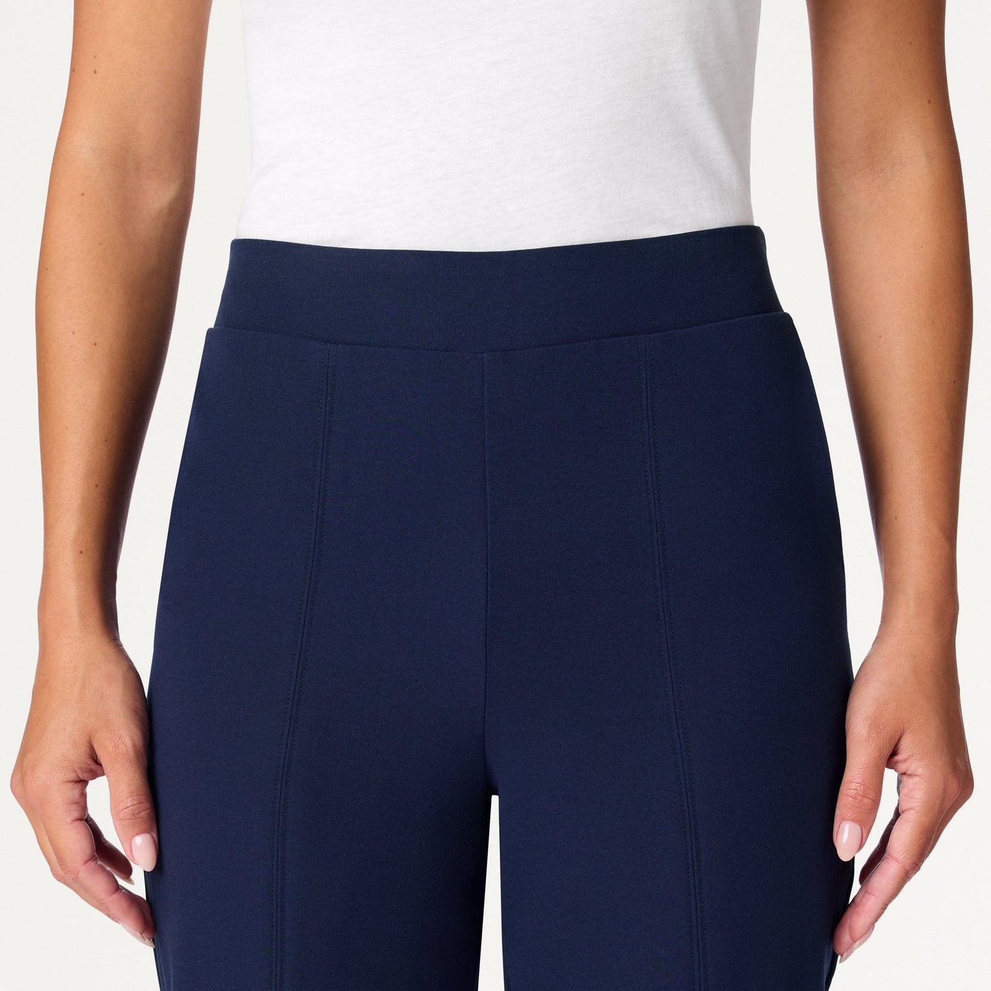 Halle High Waisted Tapered Scrub Pant - Midnight Navy