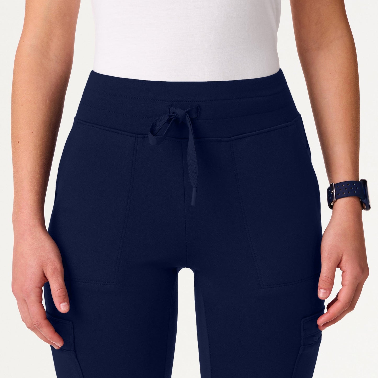 Kait 10-Pocket Skinny UltraSOFT Scrub Jogger - Midnight Navy