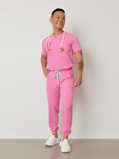 WILLIAM RE-GARDE™ - BUBBLE PINK - Men's Jogger Pants - SILVADUR™ - Final Sale