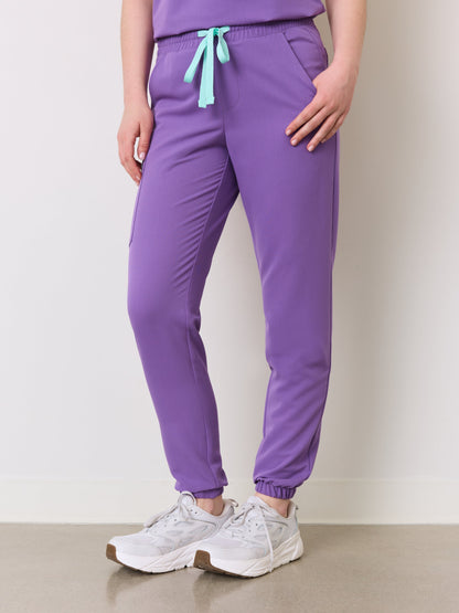 ROSIE RE-GARDE™ - ROYAL LILAC - Jogger Scrub Pants - SILVADUR™