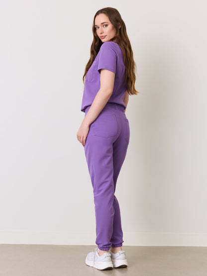 ROSIE RE-GARDE™ - ROYAL LILAC - Jogger Scrub Pants - SILVADUR™