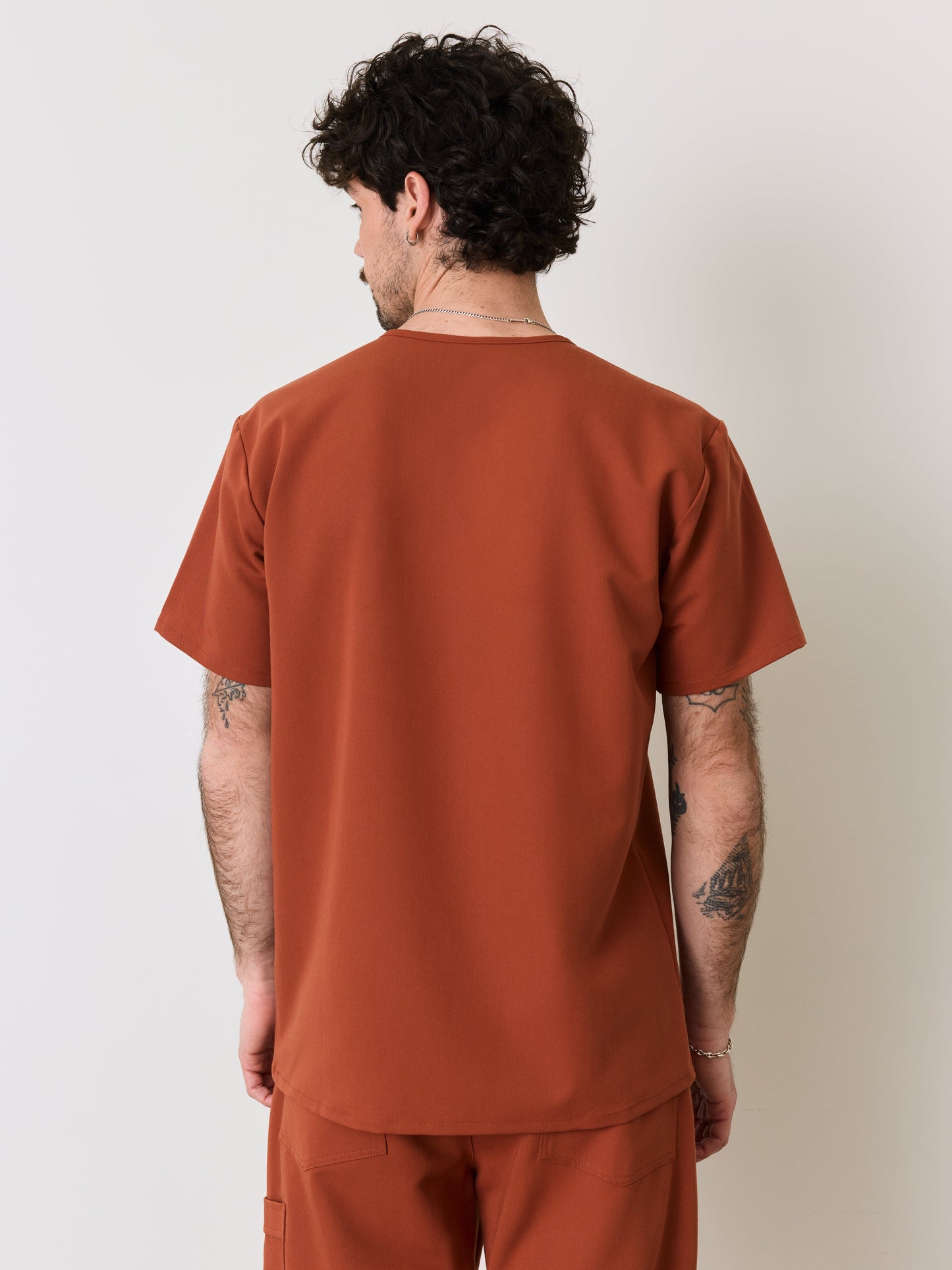 LOGAN RE-GARDE™ - SEQUOIA - One Pocket Men's Scrub Top - SILVADUR™