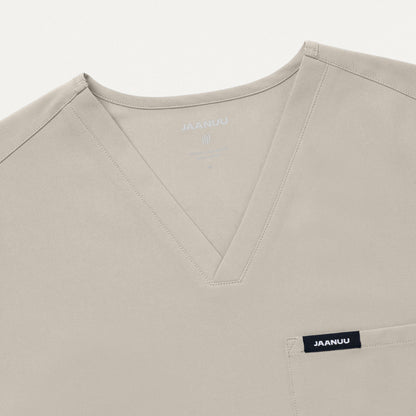Holmes Everyday 1-Pocket Scrub Top - Fog