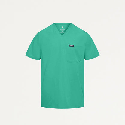 Holmes Everyday 1-Pocket Scrub Top - Surgical Green