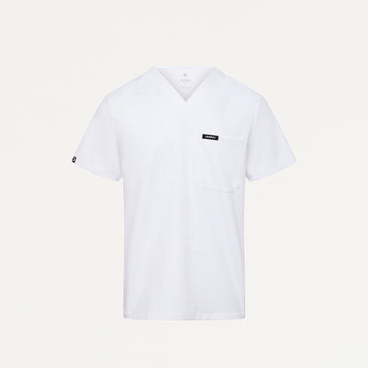 Holmes Everyday 1-Pocket Scrub Top - White