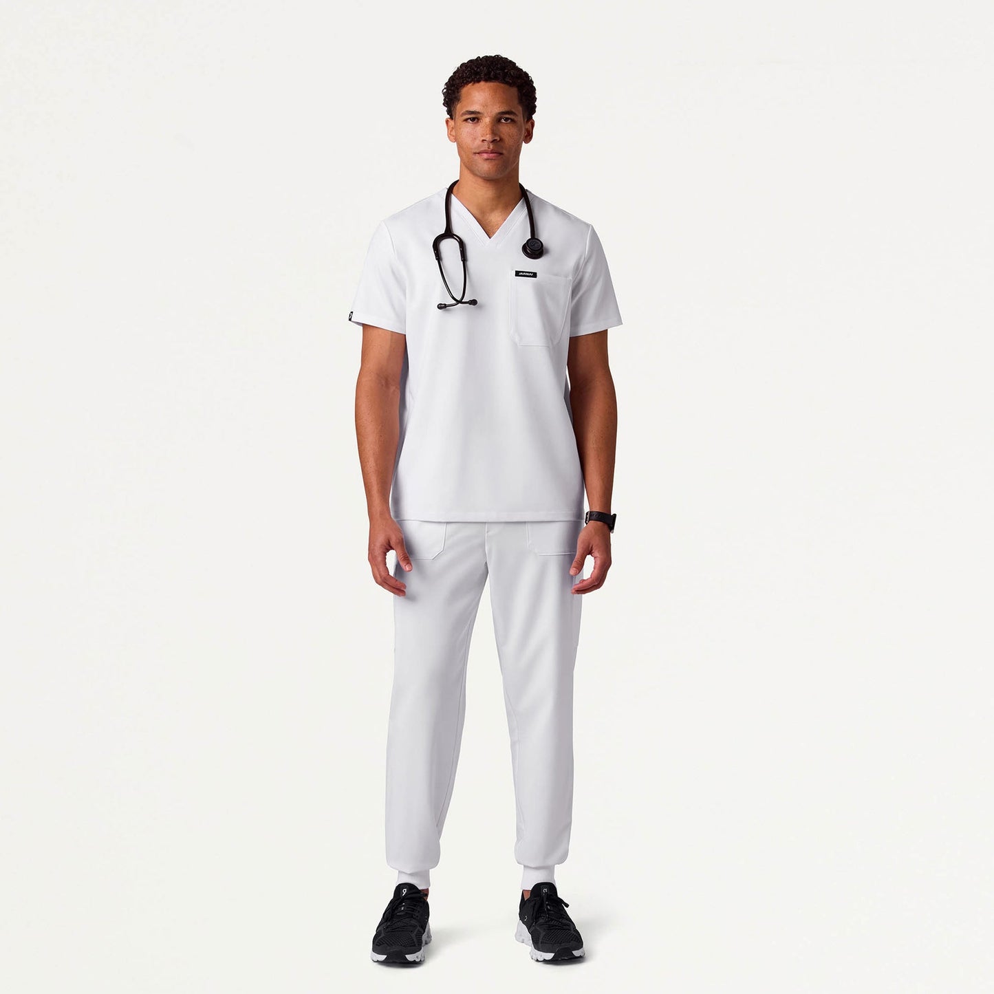 Holmes Everyday 1-Pocket Scrub Top - White