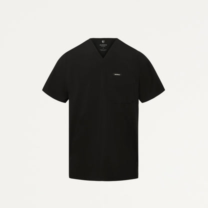 Holmes UltraLITE™ 1-Pocket Scrub Top - Black