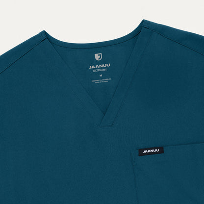 Holmes UltraLITE™ 1-Pocket Scrub Top - Caribbean Blue