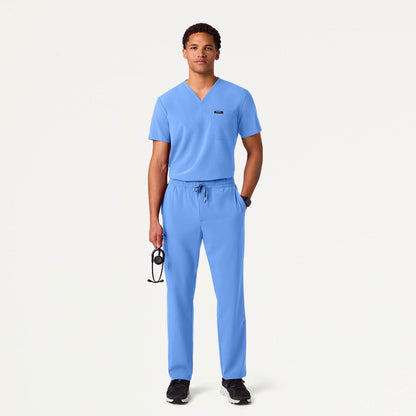 Holmes UltraLITE™ 1-Pocket Scrub Top - Ceil Blue