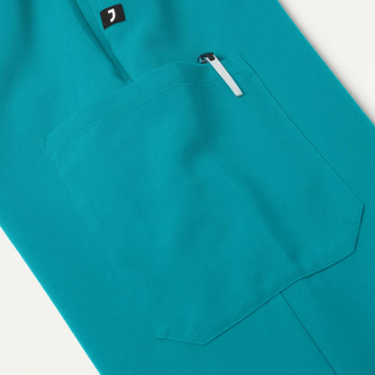 Rhodes Everyday Straight-Leg Scrub Pant - Teal