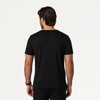 Asher Slim UltraSOFT Scrub Top - Black