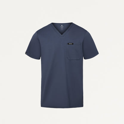 Asher Slim UltraSOFT Scrub Top - Carbon Gray