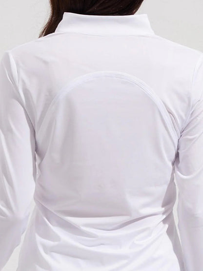 More Than Basic Golf Shirt Quarterzip UPF50+