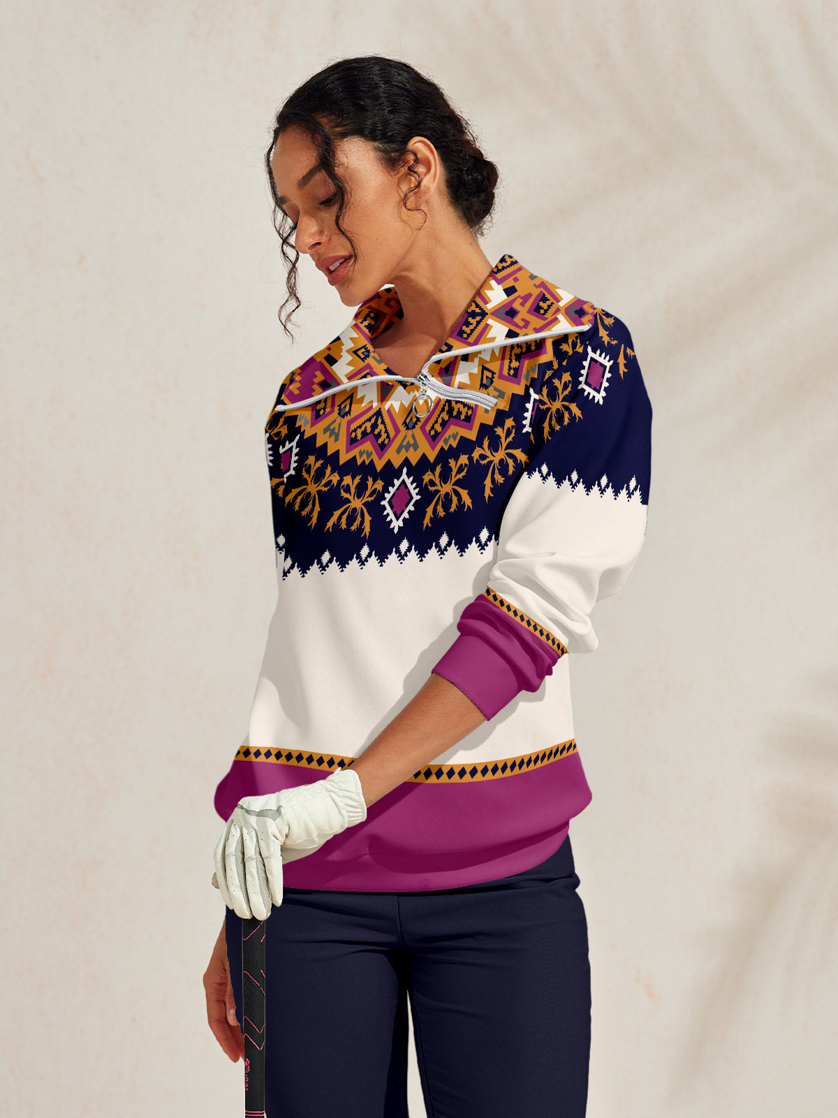 Bold Baroque Golf Sweatshirt