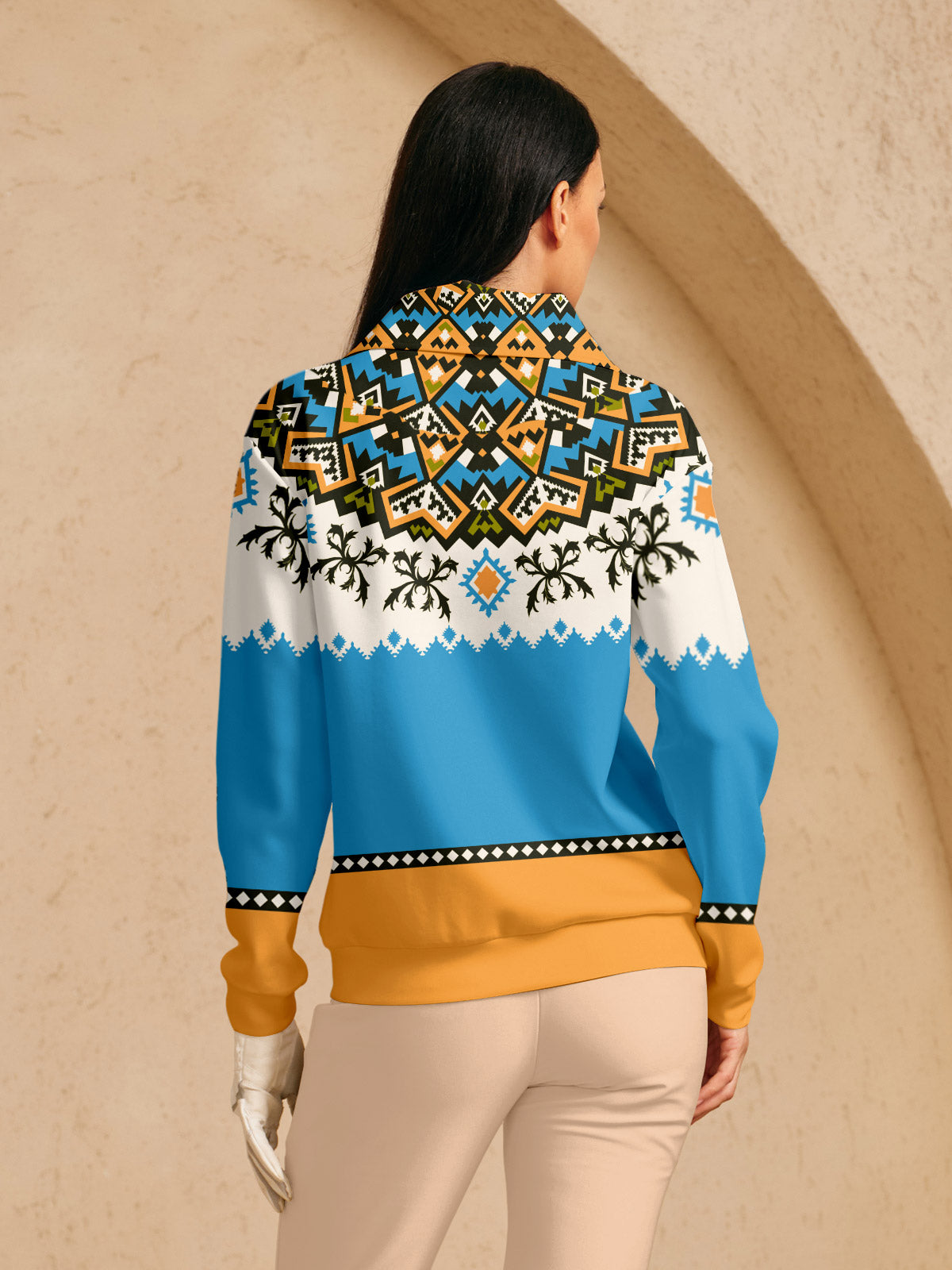 Bold Baroque Golf Sweatshirt