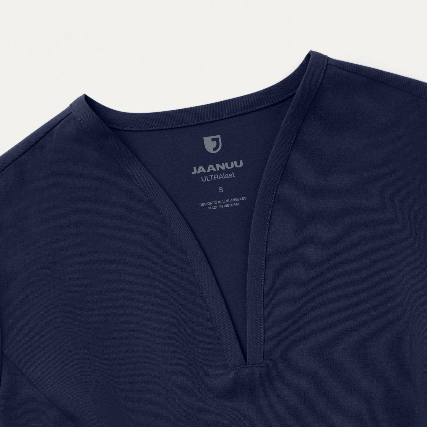 Calix Fit & Flare Scrub Top - Midnight Navy