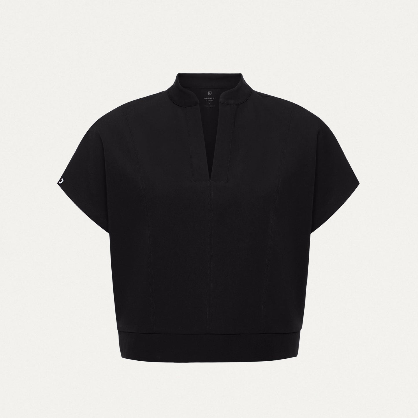 Clare Dolman Scrub Top - Black