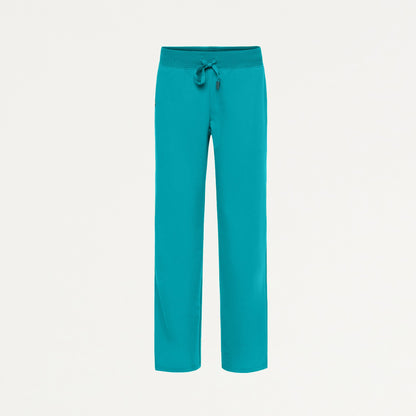 Xenos Essential Knit-Waist Scrub Pant - Teal