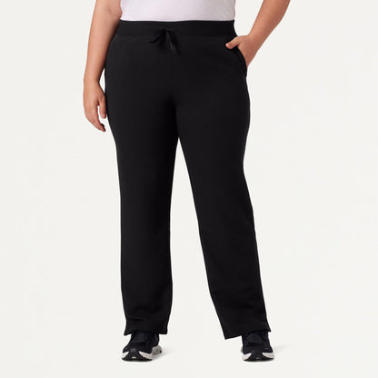 Xenos Essential Knit-Waist Scrub Pant - Black