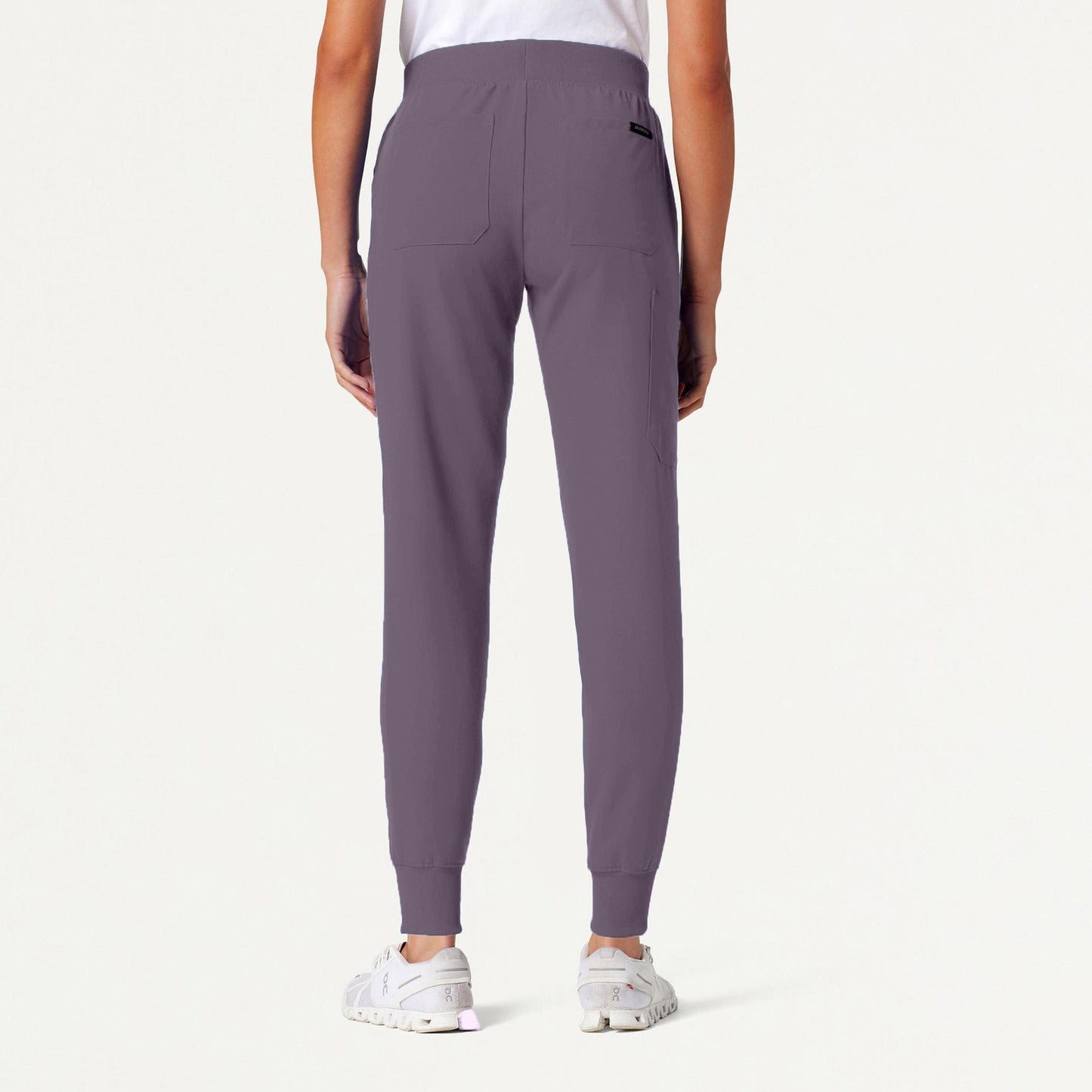 Silex Slim Knit-Waist Scrub Jogger - Titanium