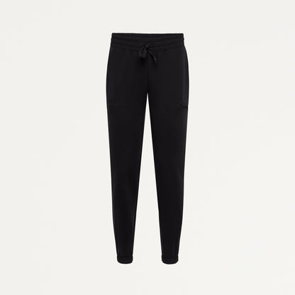 Jace Skinny 7-Pocket Scrub Jogger - Black