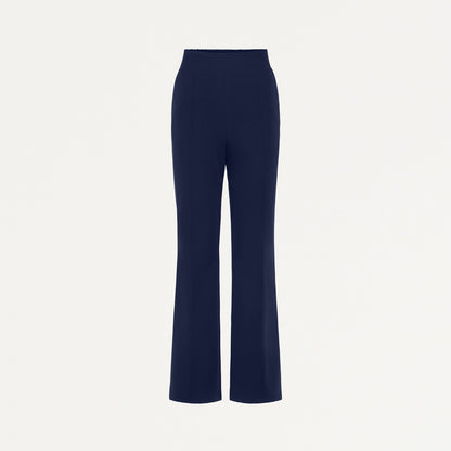 Kori High Waisted Flare Scrub Pant - Midnight Navy