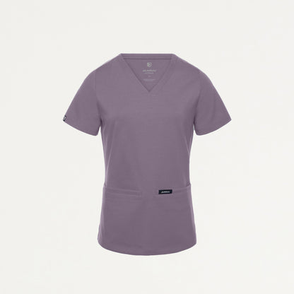 Cesi Slim UltraSOFT Scrub Top - Titanium