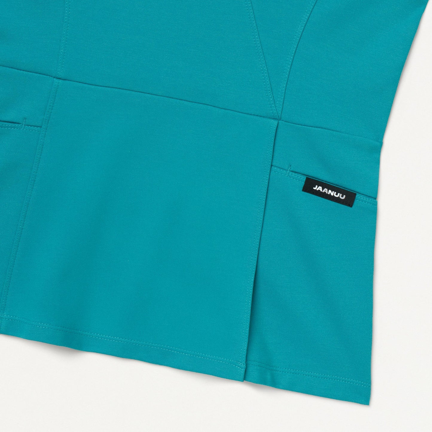 Isla Mock-Wrap UltraSOFT Scrub Top - Teal