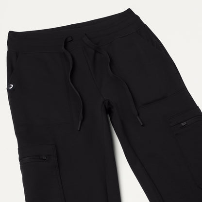 Kait 10-Pocket Skinny UltraSOFT Scrub Jogger - Black