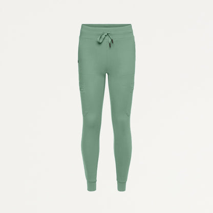Kait 10-Pocket Skinny UltraSOFT Scrub Jogger - Sage