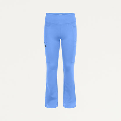 Perri UltraSOFT Yoga Scrub Pant - Ceil Blue