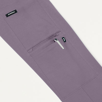 Perri UltraSOFT Yoga Scrub Pant - Titanium