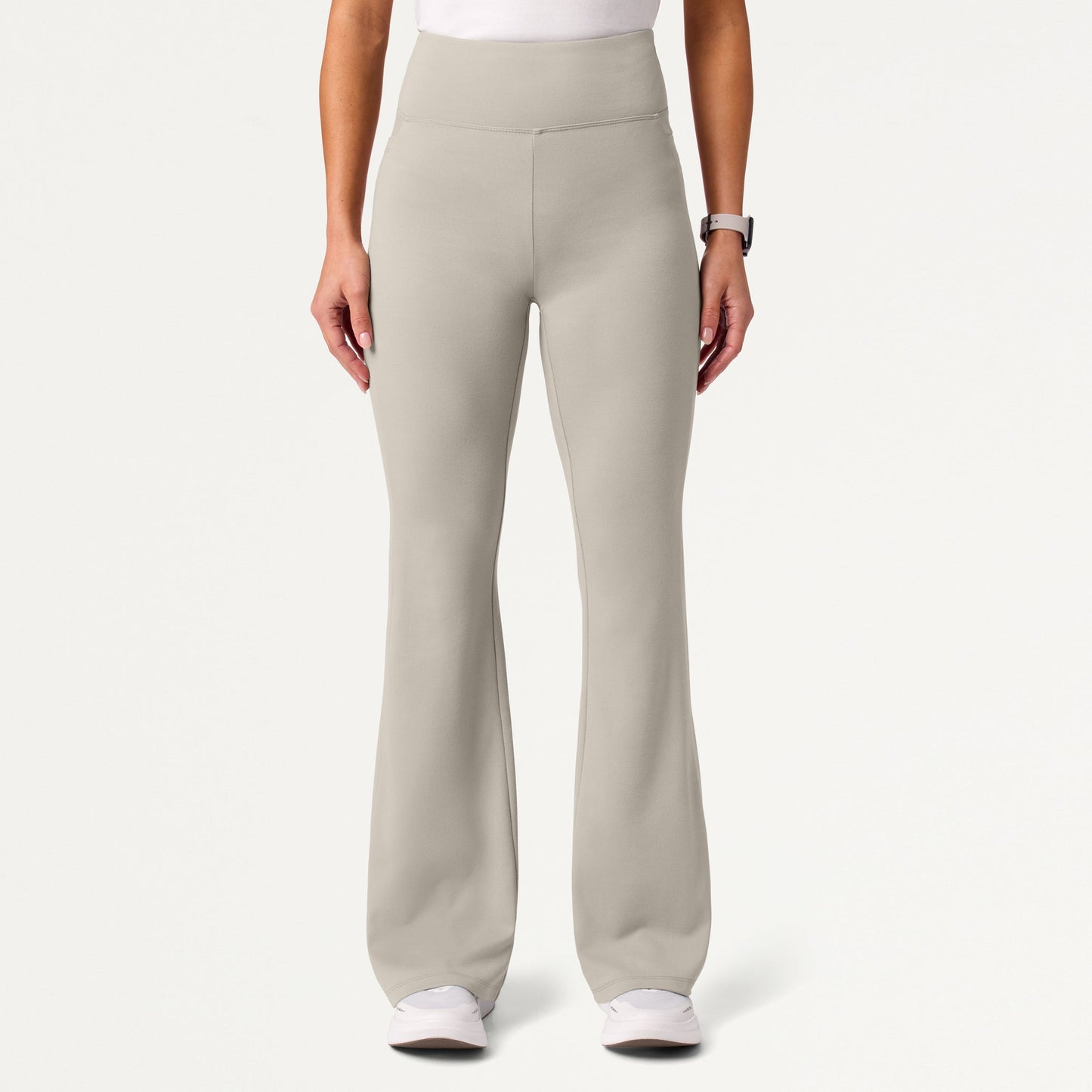 Lina UltraSOFT Yoga Flare Scrub Pant - Fog
