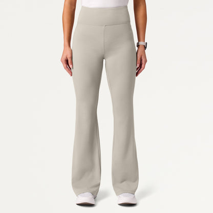 Lina UltraSOFT Yoga Flare Scrub Pant - Fog