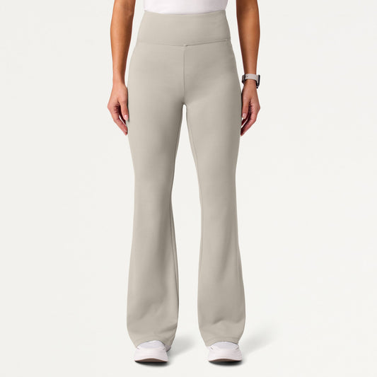 Lina UltraSOFT Yoga Flare Scrub Pant - Fog