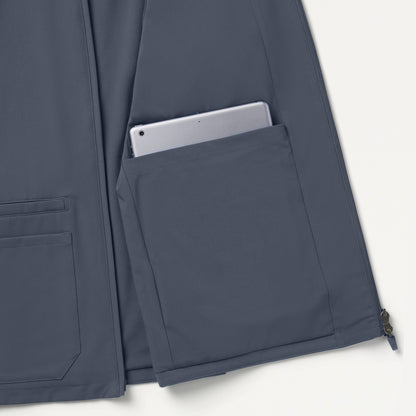 Ceri Essential 6-Pocket Scrub Jacket - Carbon Gray
