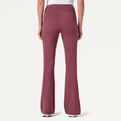 The Half-Zip UltraSOFT™ Scrub Set - Rosewood