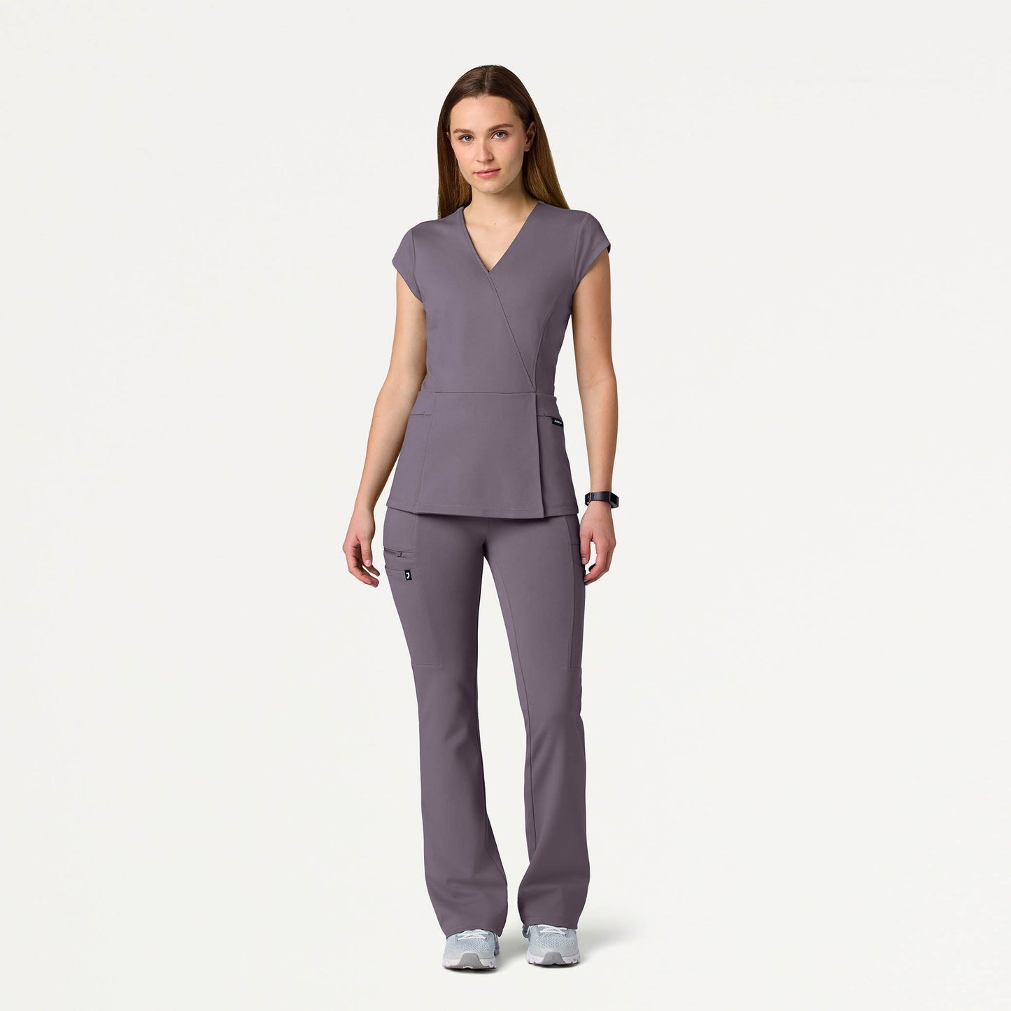 The Mock-Wrap UltraSOFT™ Scrub Set - Titanium