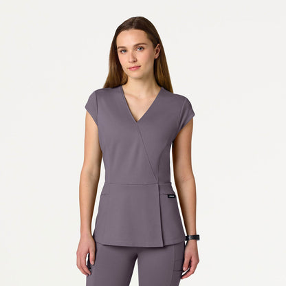 The Mock-Wrap UltraSOFT™ Scrub Set - Titanium