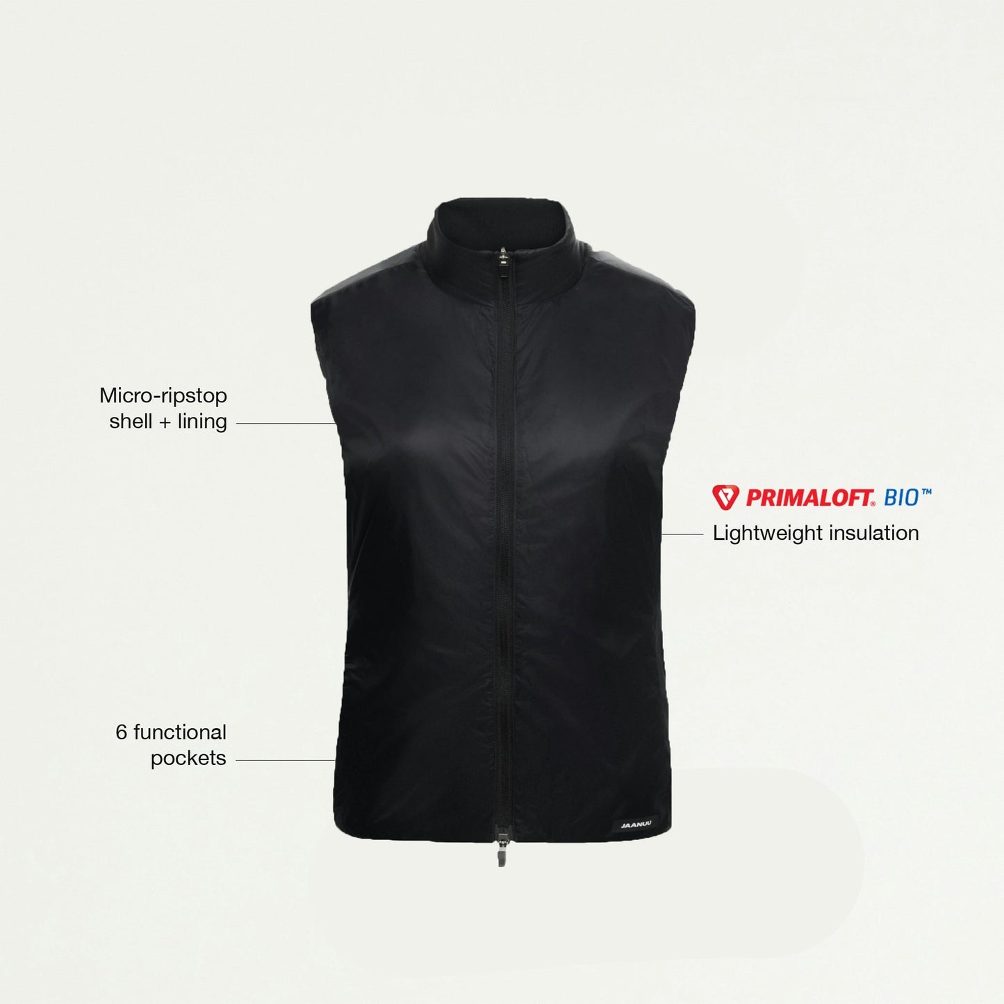 Phantom Slim Insulated Vest - Black