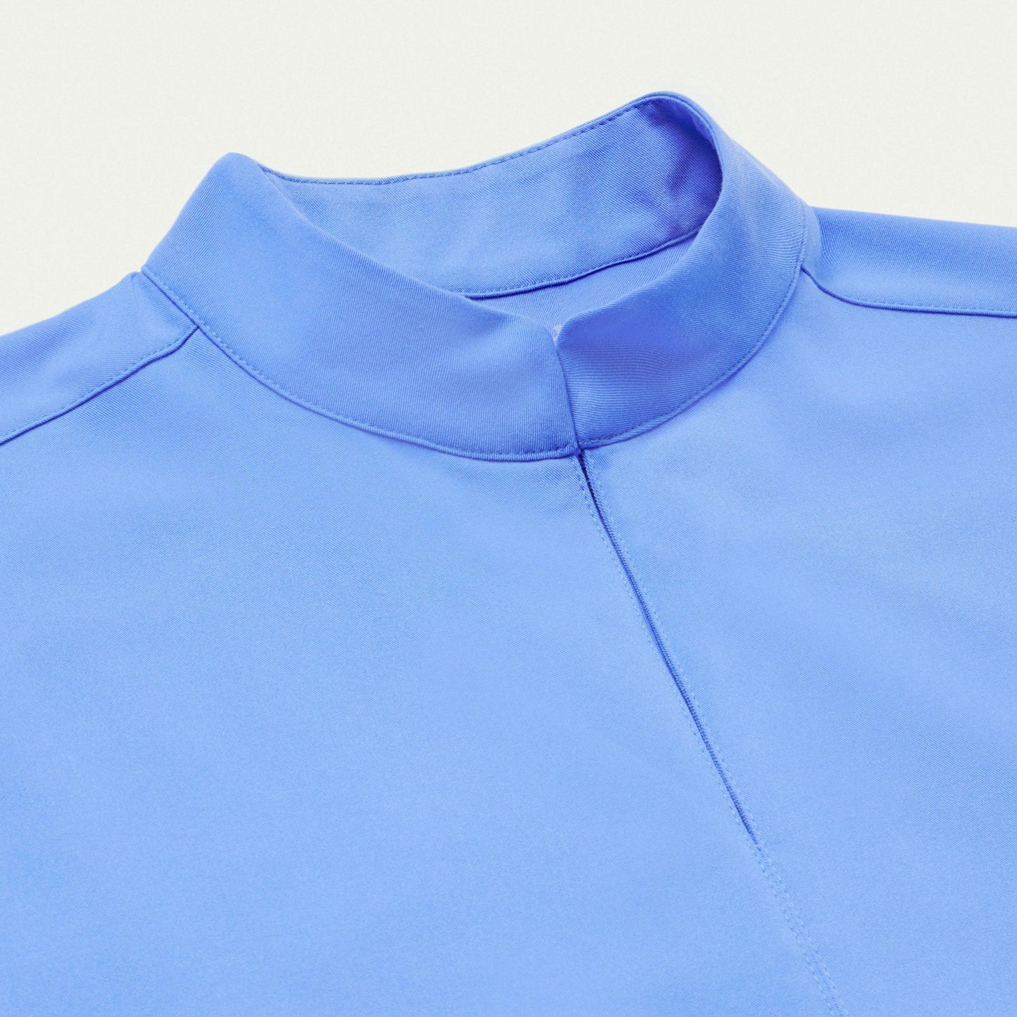 Aris Oversized 2-Pocket Scrub Top - Ceil Blue