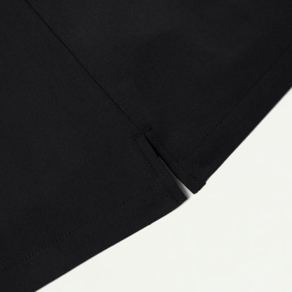 Serin Slim 1-Pocket Scrub Top - Black