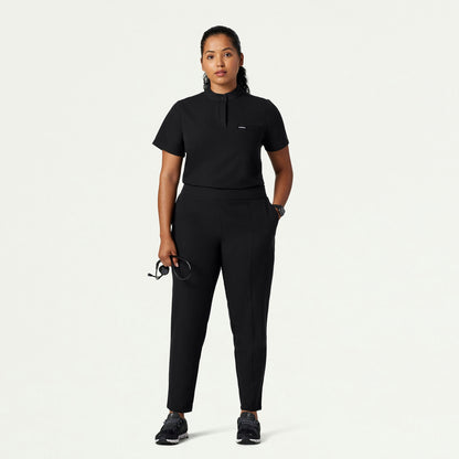 Lio Tapered 5-Pocket Scrub Pant - Black