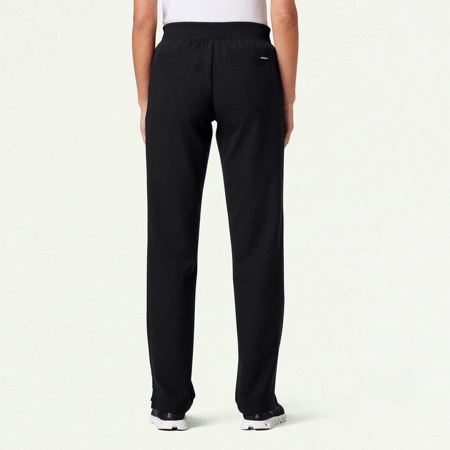 Xenos Essential Knit-Waist Scrub Pant - Black