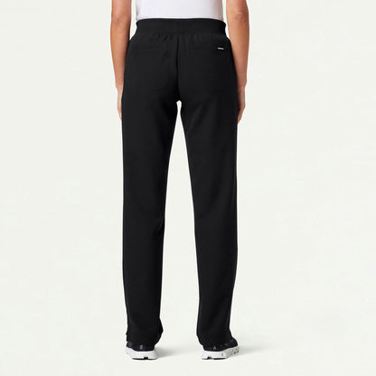 Xenos Essential Knit-Waist Scrub Pant - Black