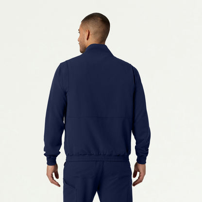 Wolfe Everyday 6-Pocket Scrub Jacket - Midnight Navy