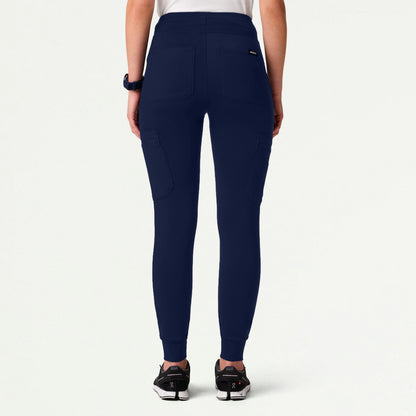 Kait 10-Pocket Skinny UltraSOFT Scrub Jogger - Midnight Navy