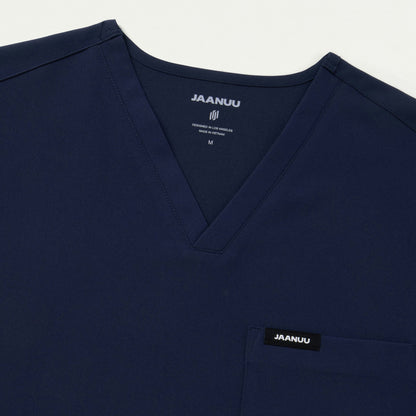 Bron 3-Pocket Scrub Top - Midnight Navy